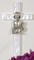 Roman 7.25" White and Silver Girl's Mother of Pearl First Communion Wall Cross